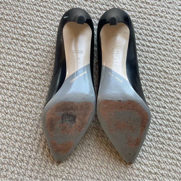 Giorgio Armani Black Heels - Picture 6 of 12